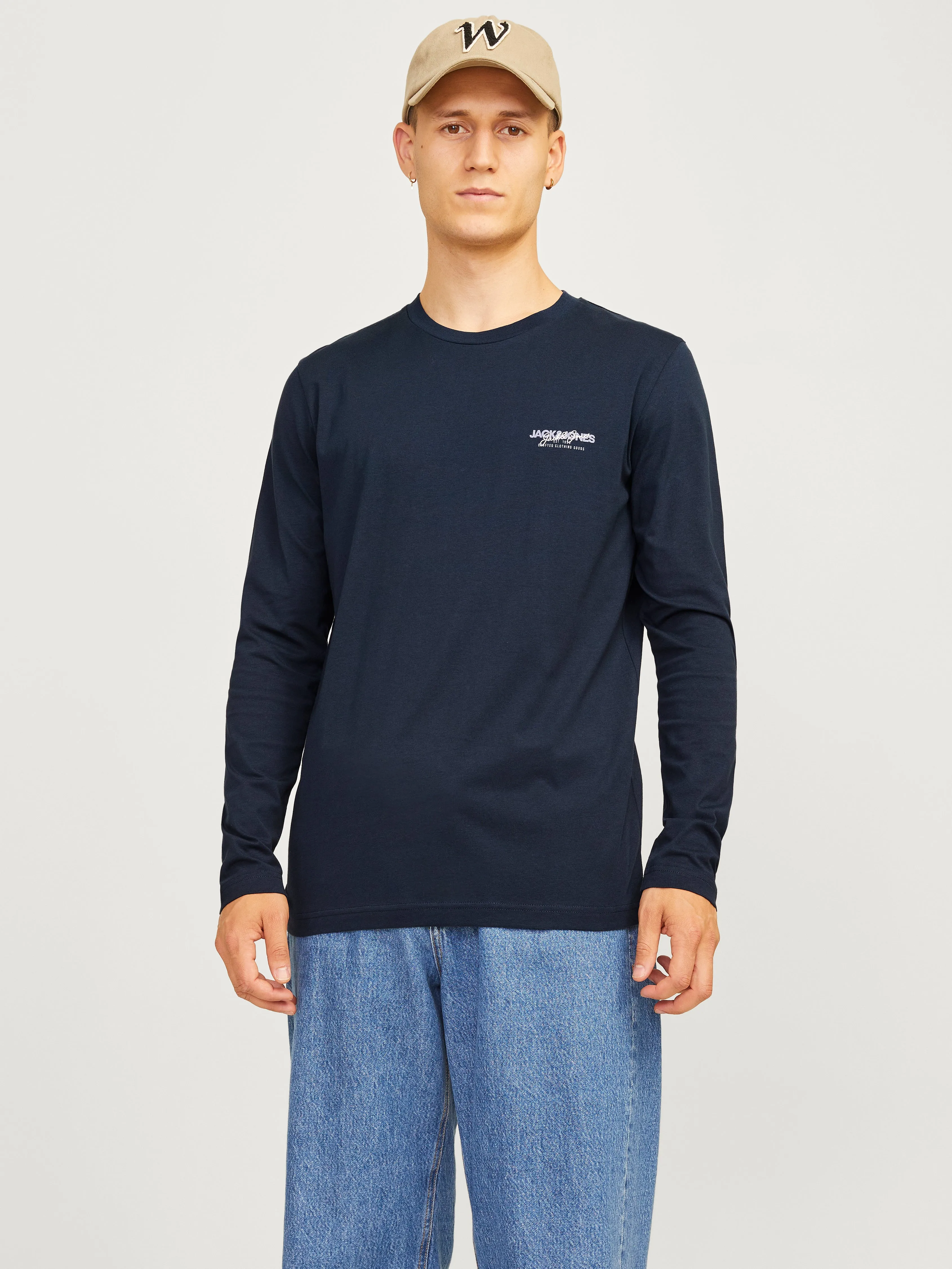 Camiseta Estampado Cuello redondo | Azul oscuro | Jack & Jones®