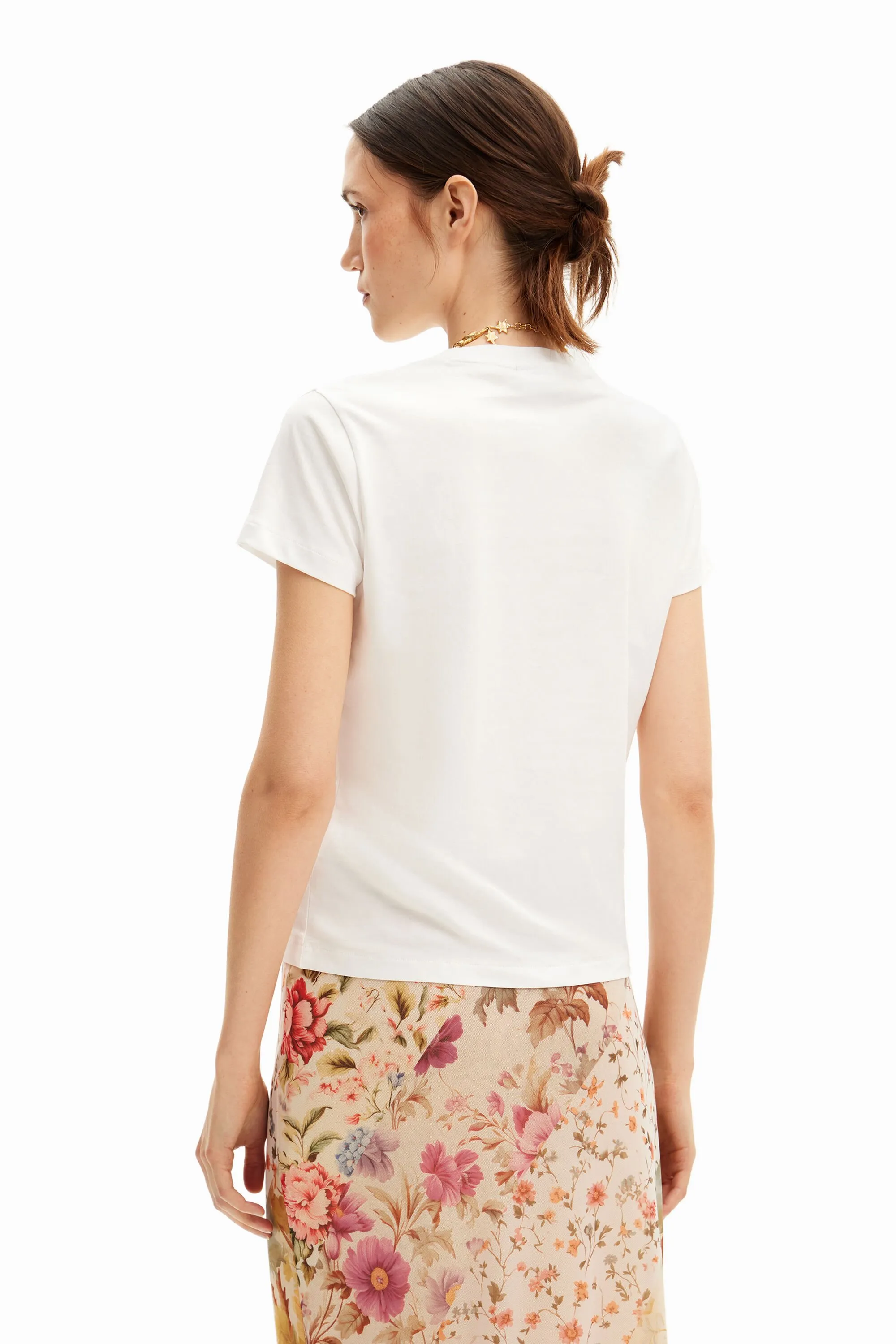 Camiseta ilustración flor