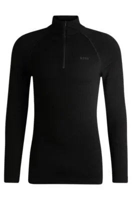 Camiseta interior BOSS Esquí en jacquard de mezcla de lana