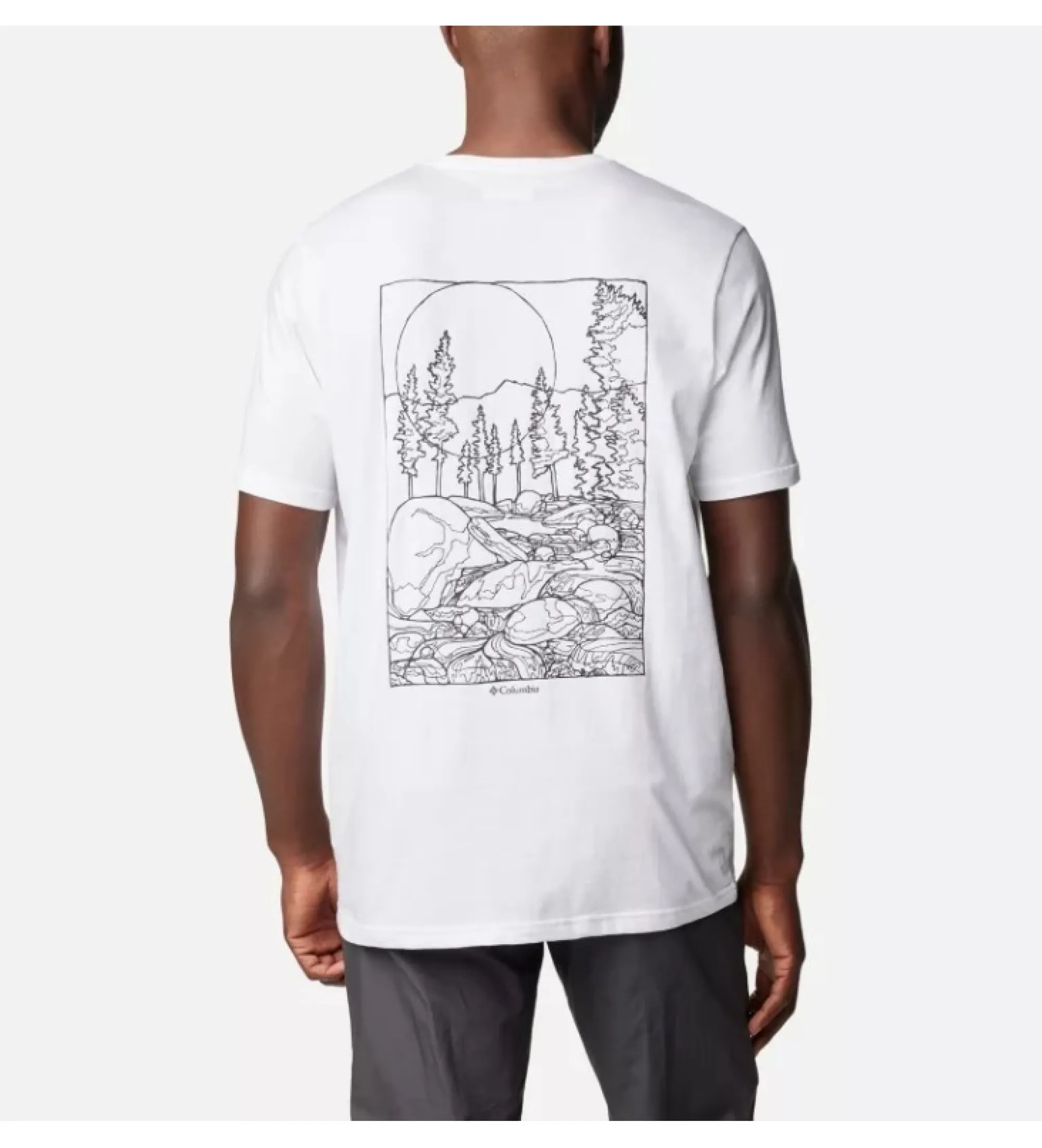 Camiseta Rockaway River blanco