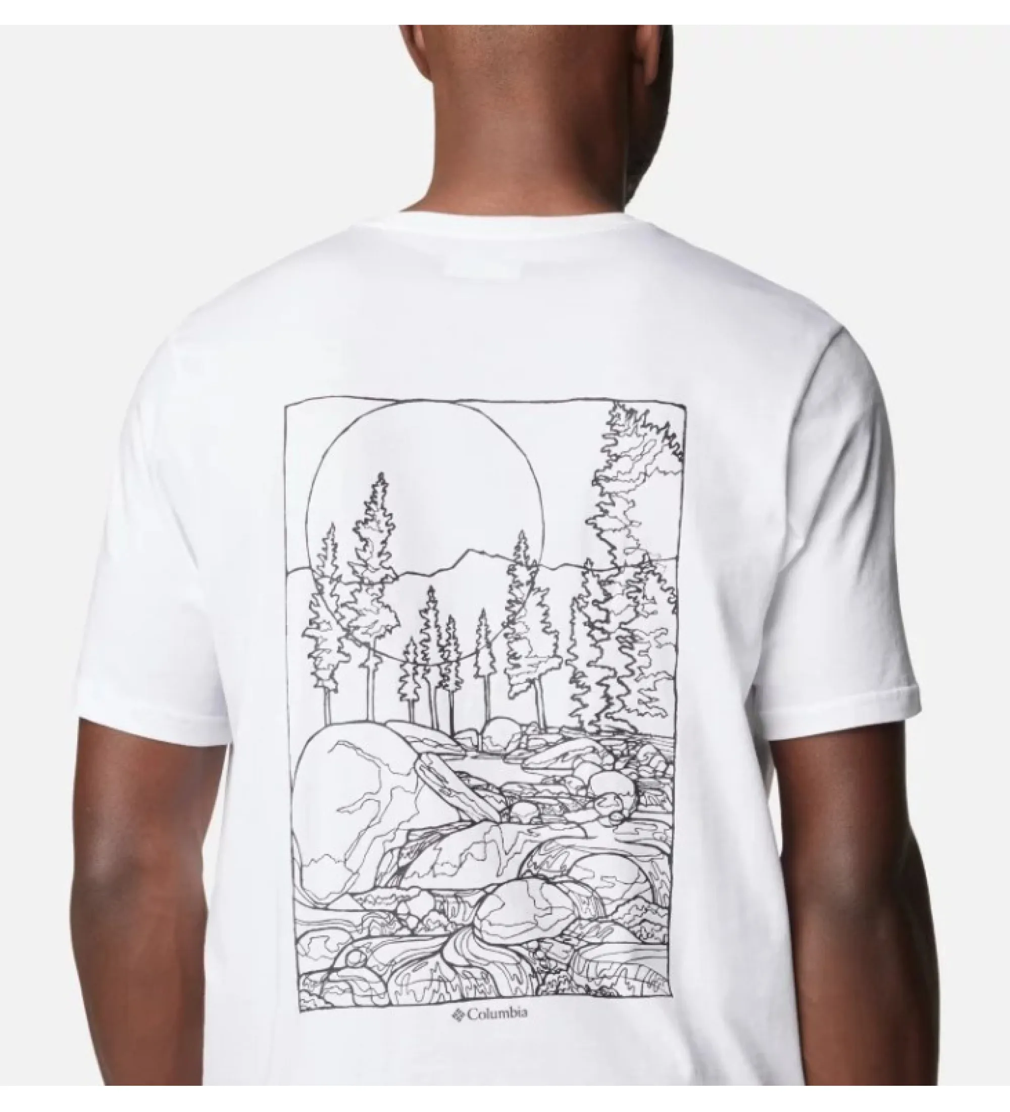 Camiseta Rockaway River blanco
