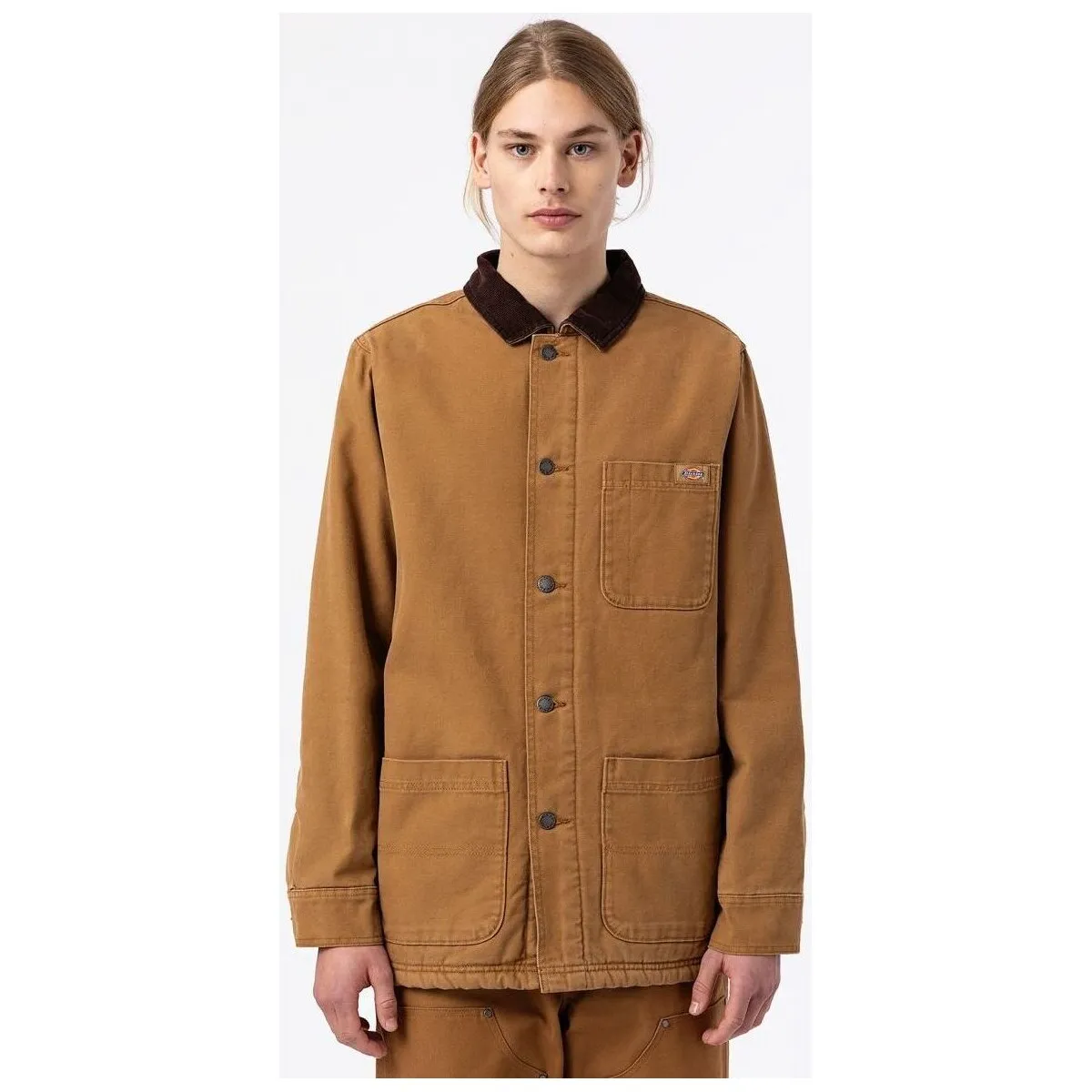 CANVAS CHORE COAT SW  DK0A4XGAC41 BROWN DUCK