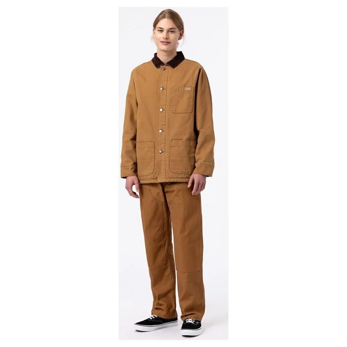 CANVAS CHORE COAT SW  DK0A4XGAC41 BROWN DUCK