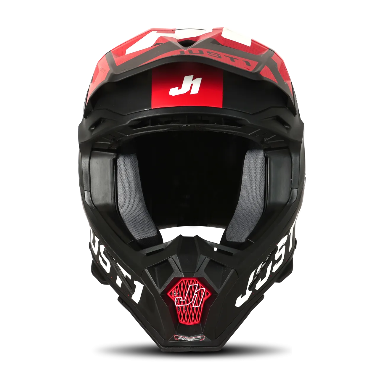 CASCO DE CROSS JUST1 J22 C ADRENALINE ROJOBLANCOCARBóN 