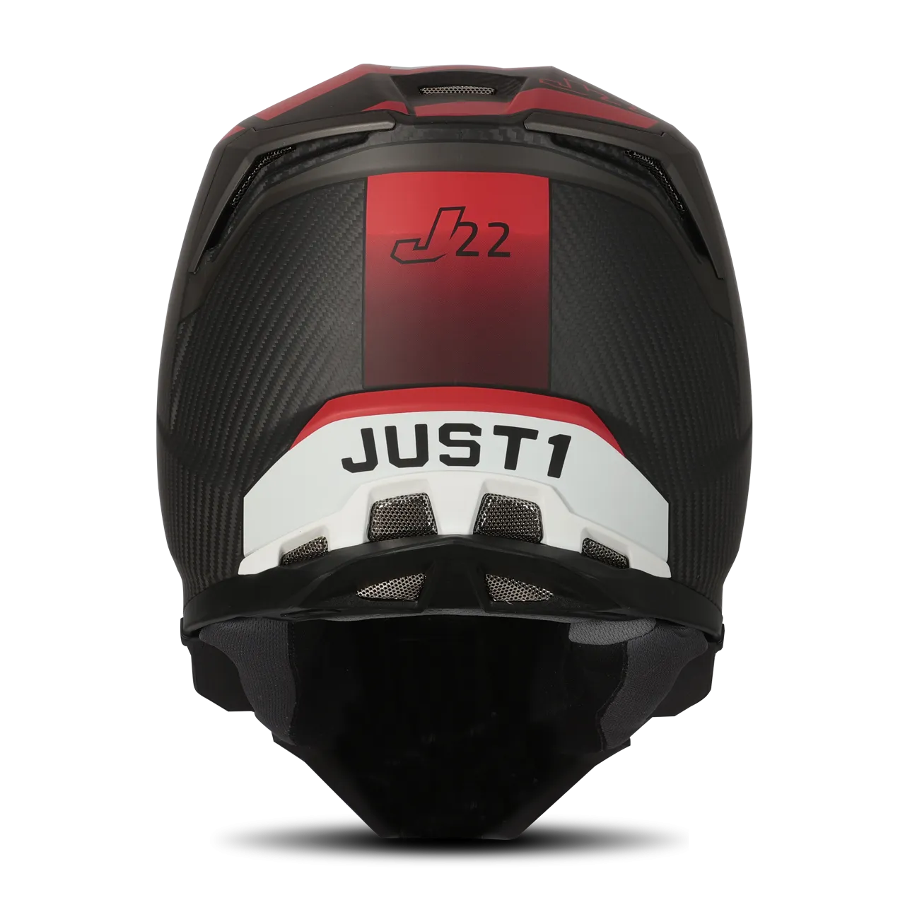 CASCO DE CROSS JUST1 J22 C ADRENALINE ROJOBLANCOCARBóN 
