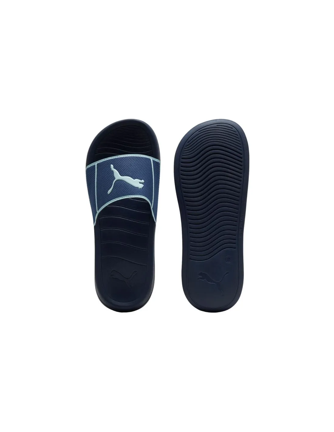 Chanclas Puma Popcat 20 Shower Club Navy Turquesa