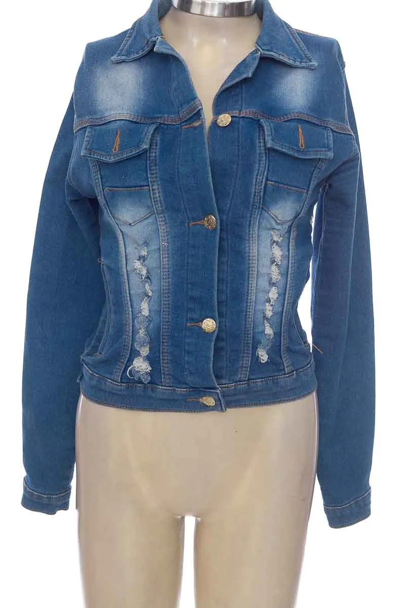 CHAQUETA / ABRIGO COLOR AZUL  DEMINTEX