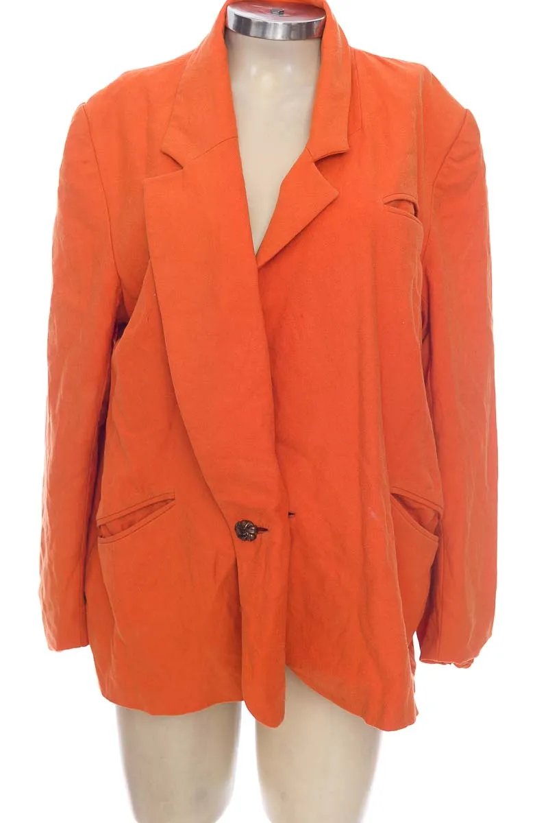 CHAQUETA / ABRIGO COLOR NARANJA  AMANECER