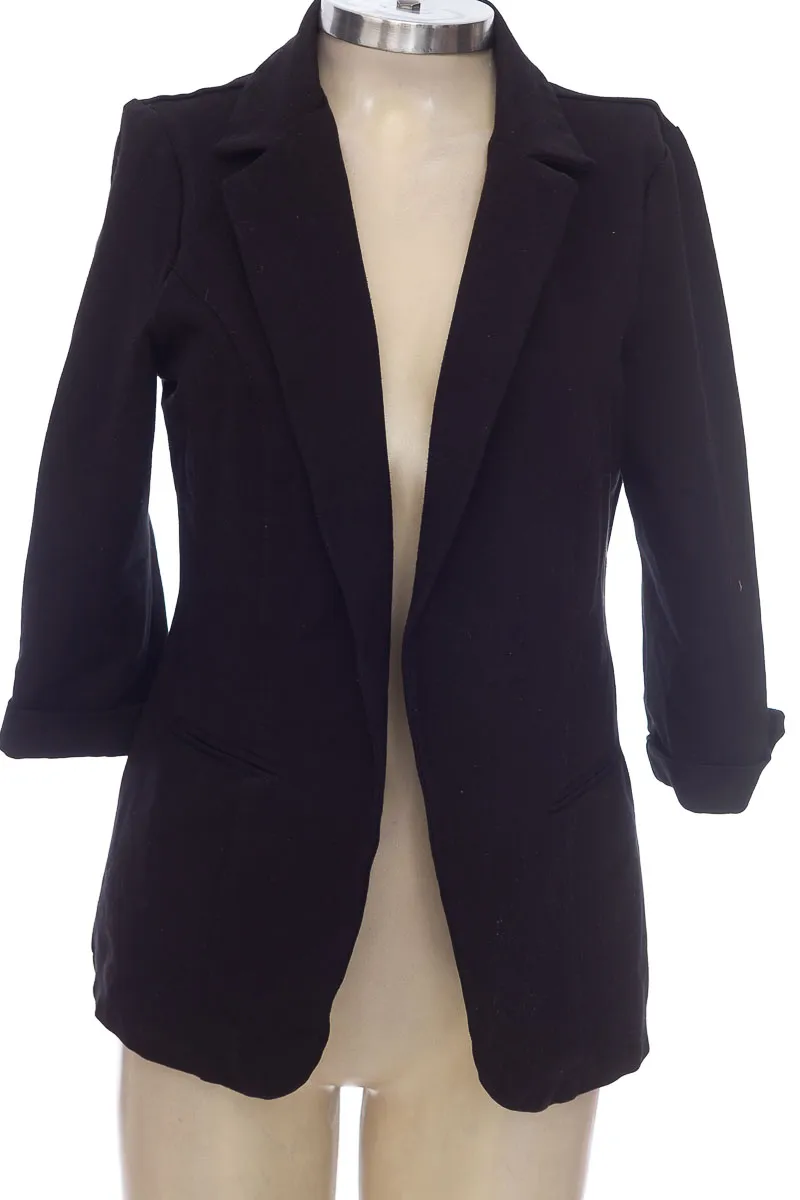CHAQUETA / ABRIGO COLOR NEGRO  AMORETTI