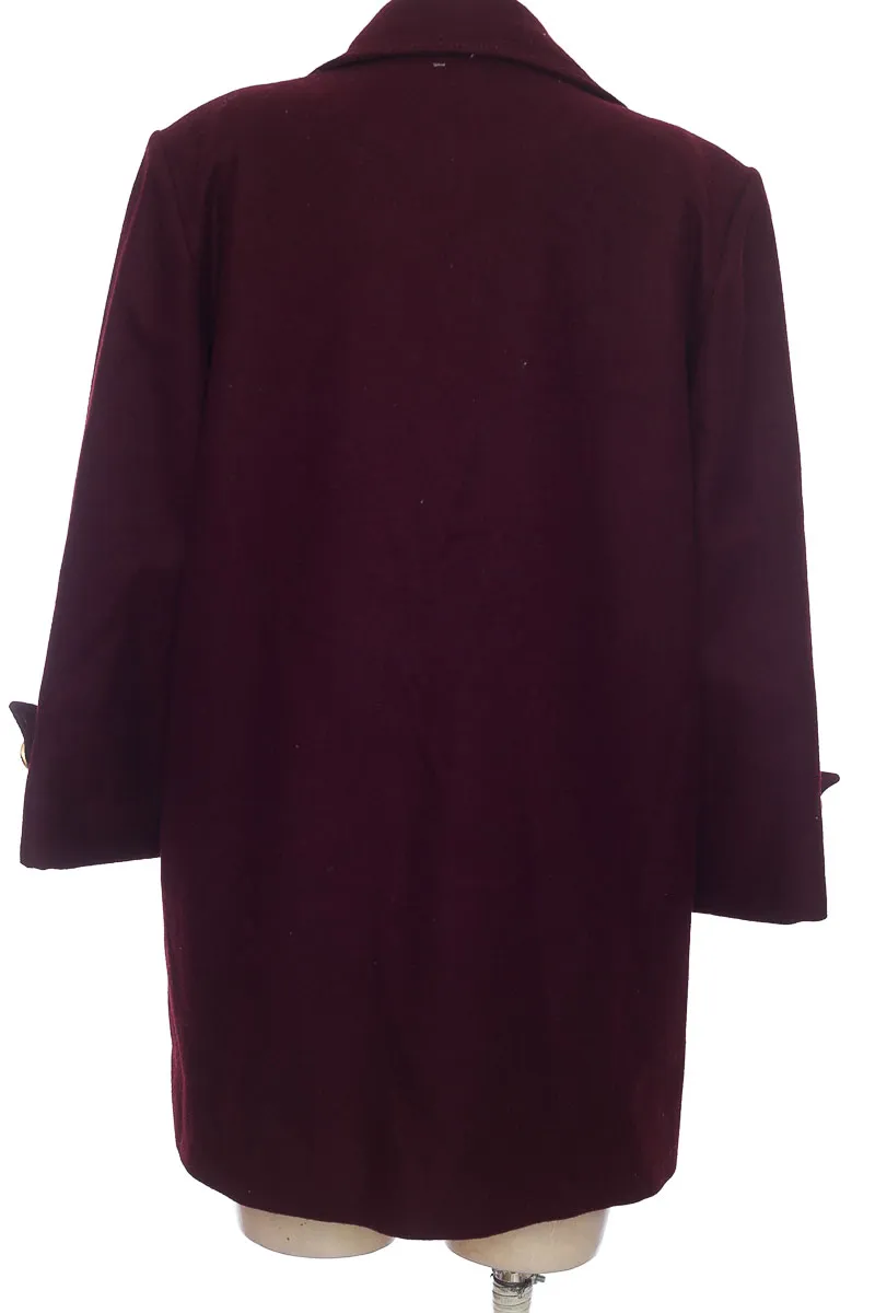 CHAQUETA / ABRIGO COLOR VINOTINTO  CREACIONES AMOLIER