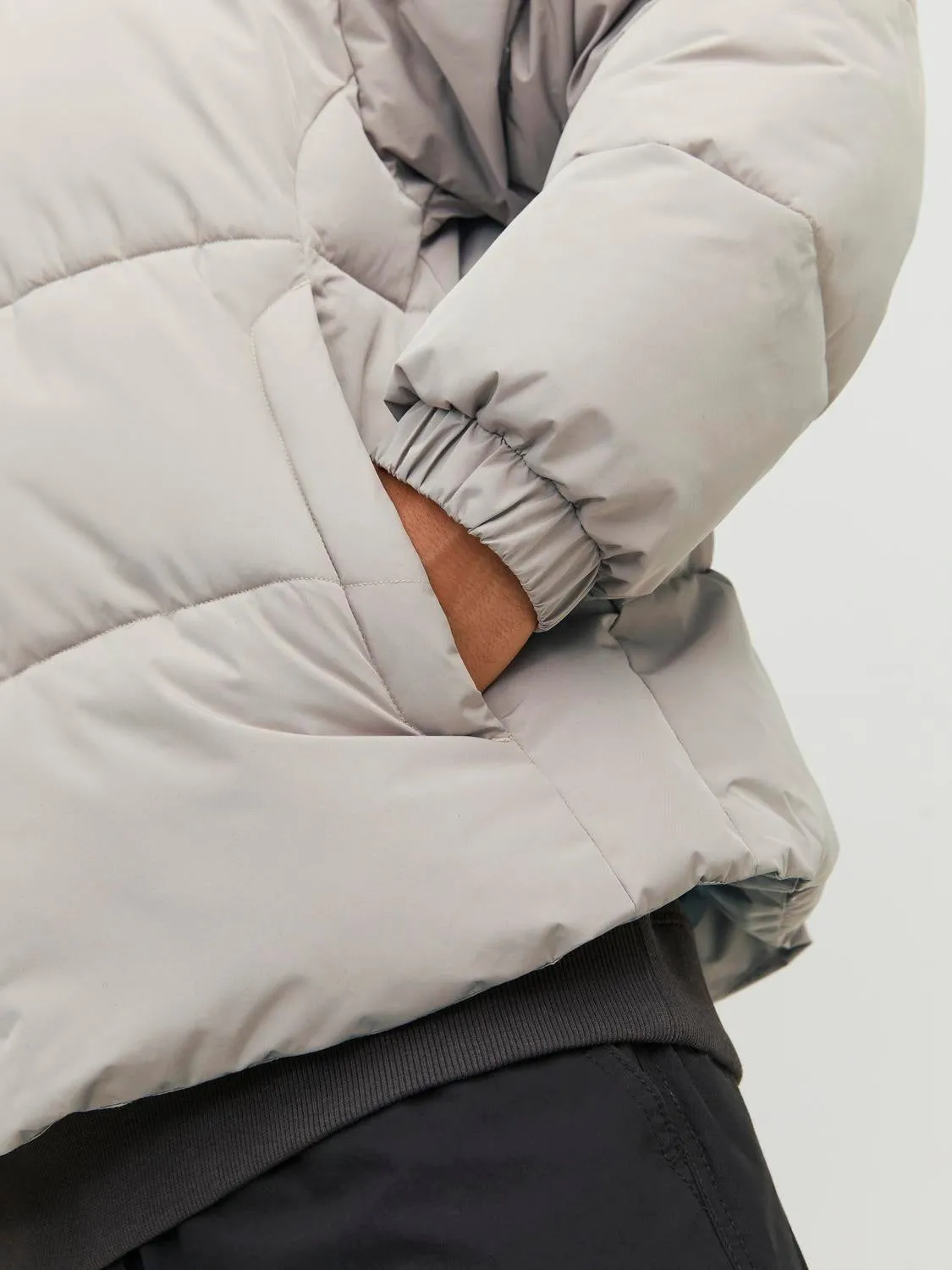 Chaqueta corta acolchada | Gris claro | Jack & Jones®