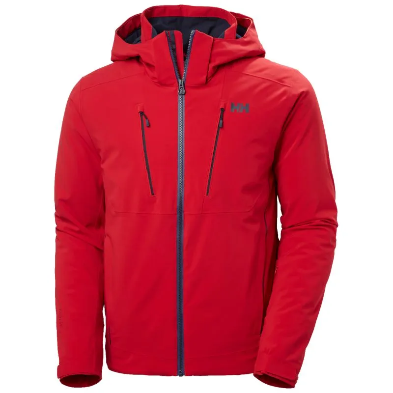 Chaqueta de esquí para hombre Helly Hansen ALPHA 4.0 JACKET (RED)