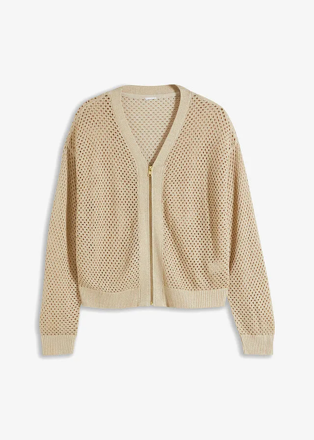CHAQUETA DE PUNTO ARENA CLAROORO