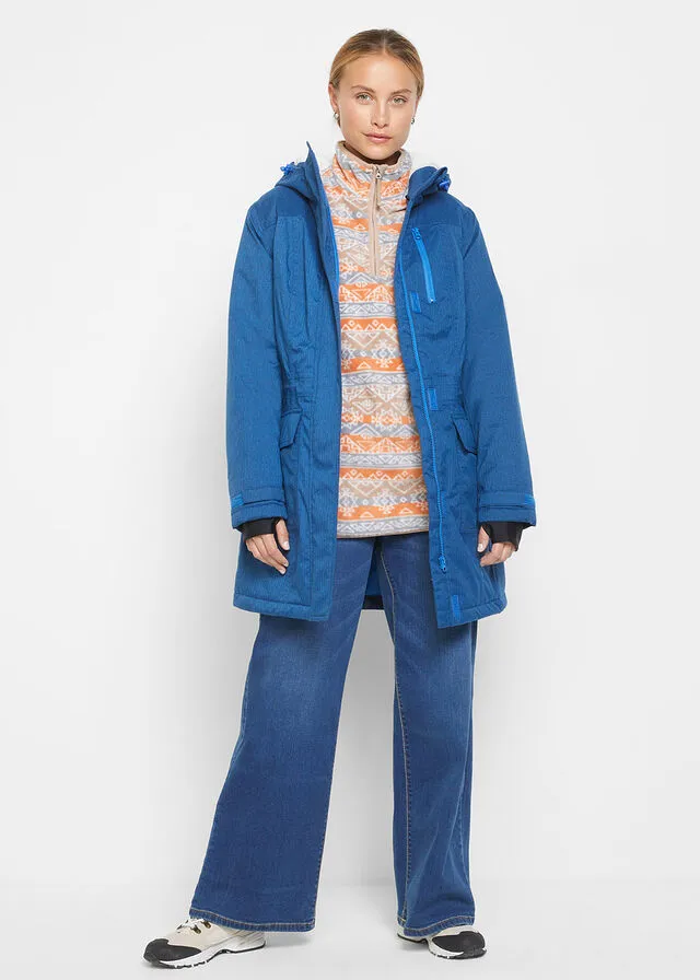 Chaqueta funcional Azul ártico jaspeado
