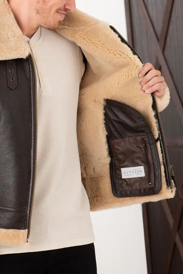 Chaqueta Hombre Cityzen Berlin Brown Beige
