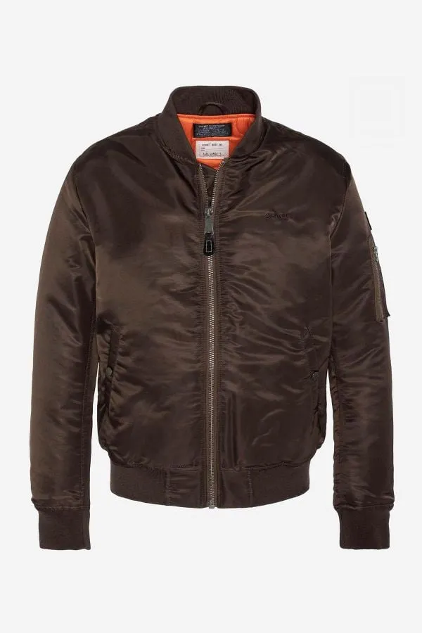 Chaqueta Hombre Schott Airforcers Dark Brown