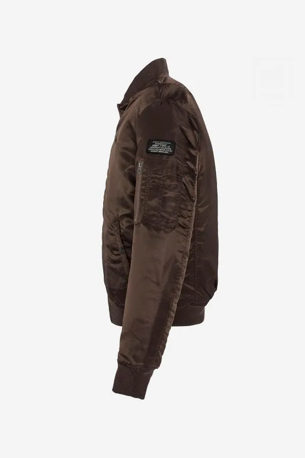 Chaqueta Hombre Schott Airforcers Dark Brown