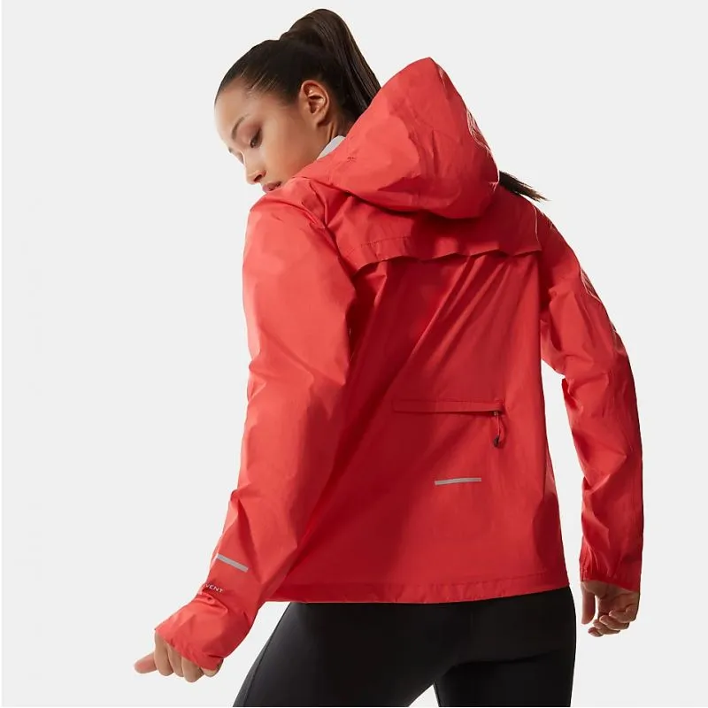 Chaqueta impermeable The North Face First Dawn (Horizon Red) Mujer