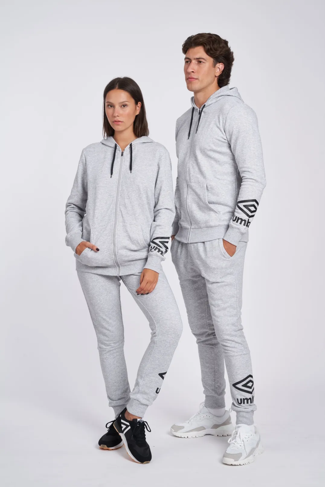 CHAQUETA UMBRO FW TERRACE ZIP HOODIE GREY