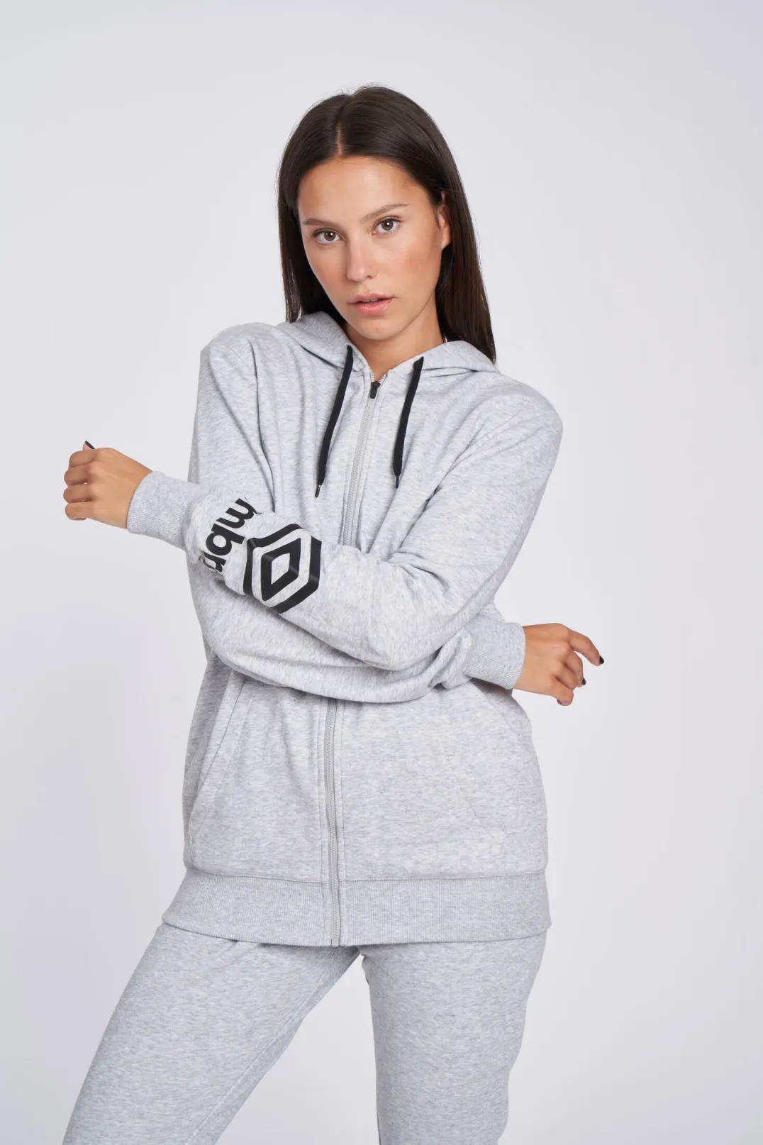 CHAQUETA UMBRO FW TERRACE ZIP HOODIE GREY
