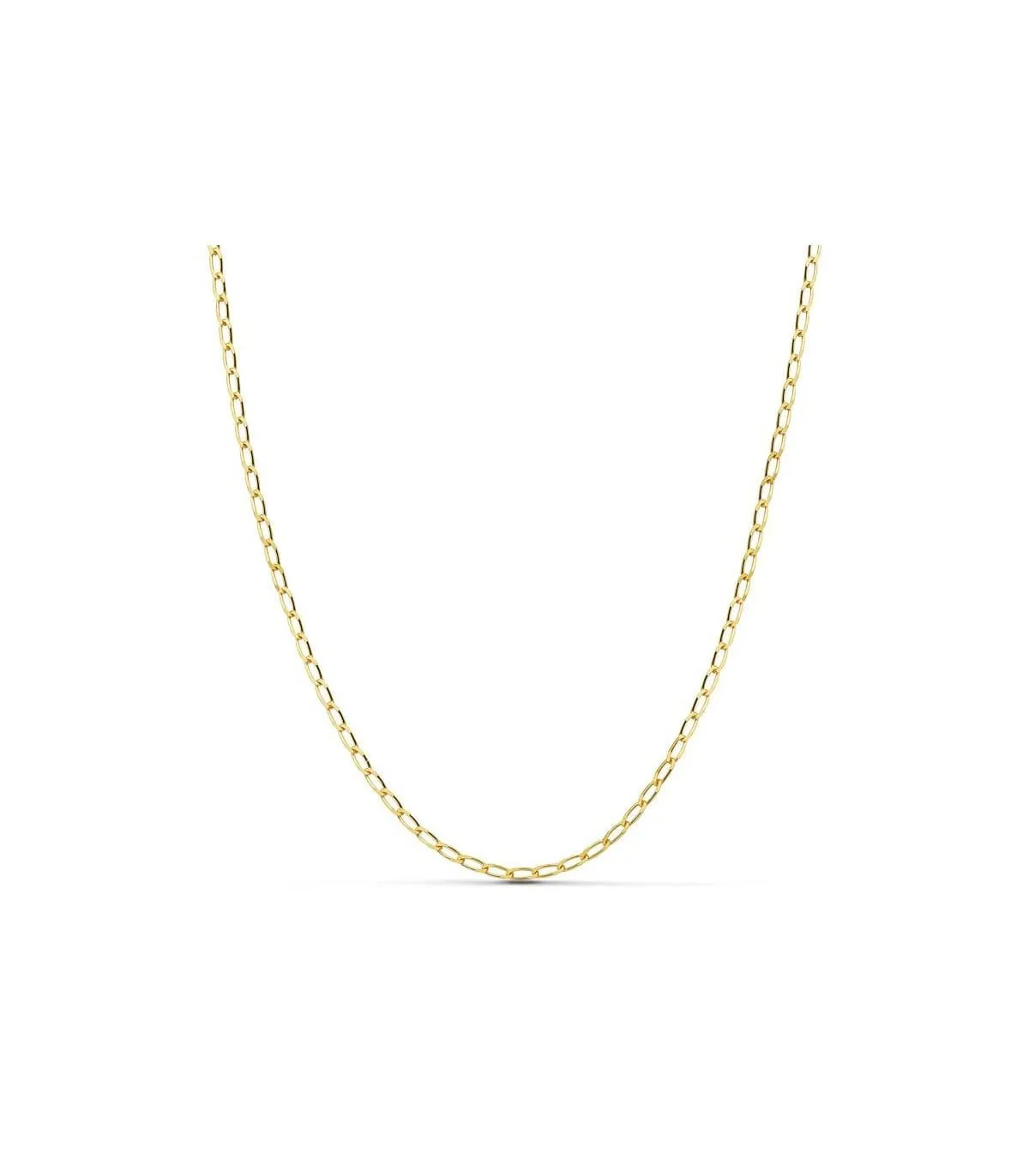 Chaîne Maille Cheval 2mm Oro 18 K 50cm