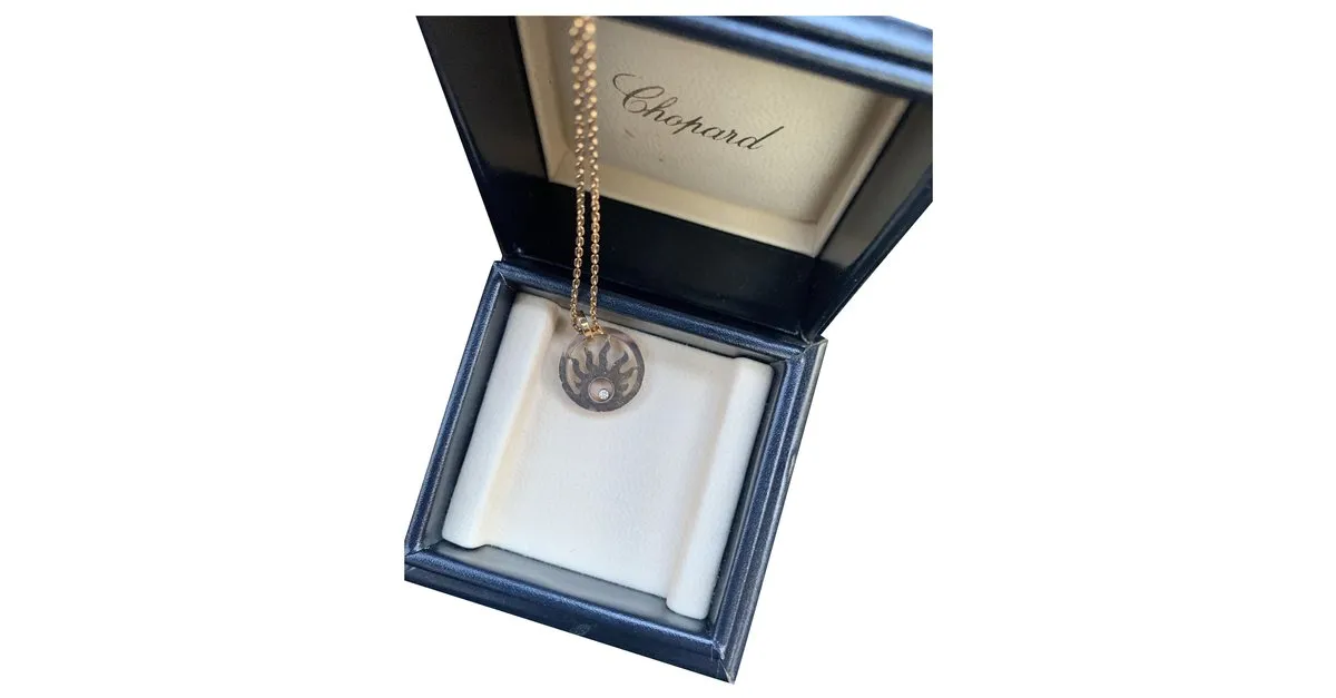 Chopard Feliz sol de diamantes Dorado 