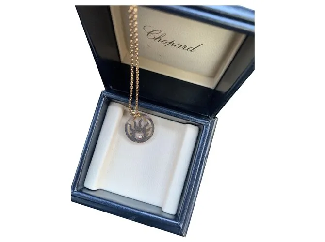 Chopard Feliz sol de diamantes Dorado 