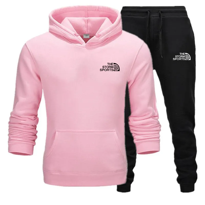 Chándales de marca para hombre, conjunto de dos piezas, chaqueta con cremallera para hombre, pantalones de chándal, chándal, chá