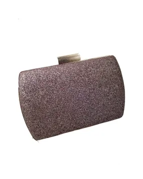 CLUTCH GRIS ANTRACITA TORNASOLADO, BRILLO BOLSOS DE FIESTA