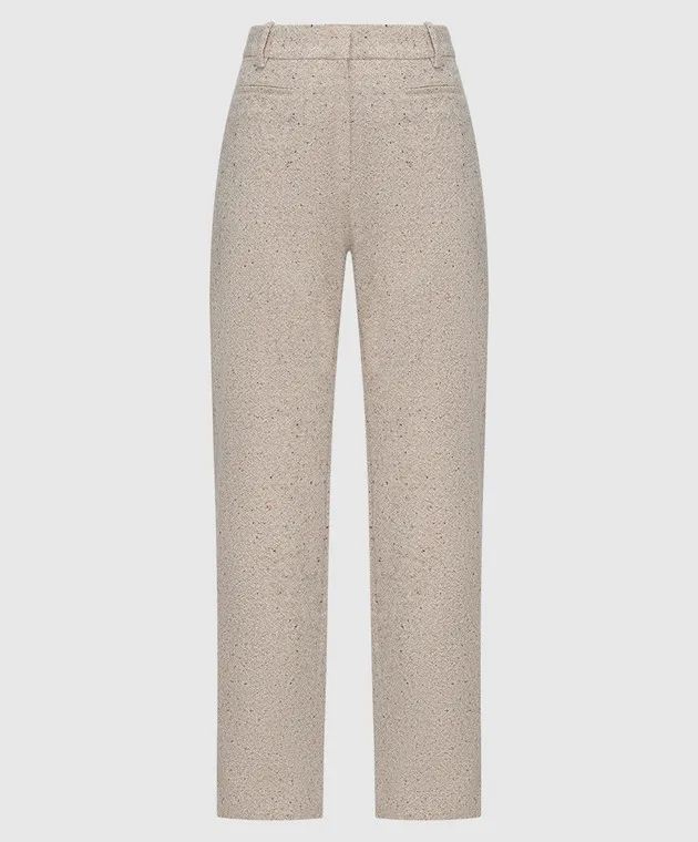 CO Brown pants made of wool