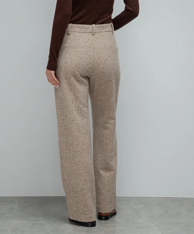 CO Brown pants made of wool