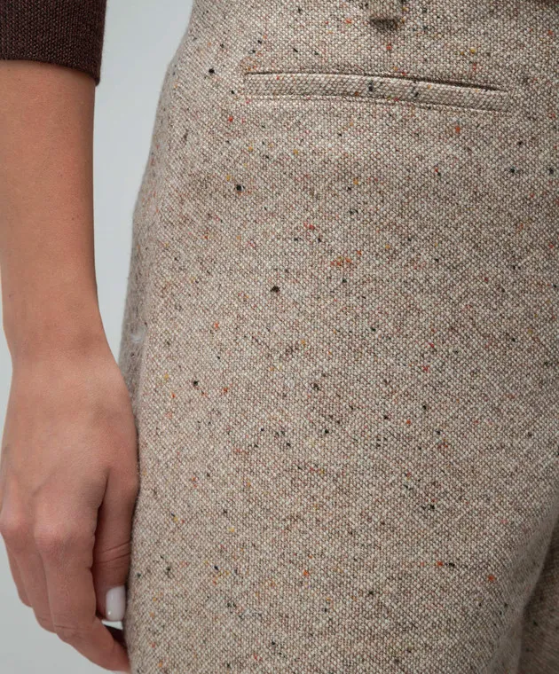 CO Brown pants made of wool