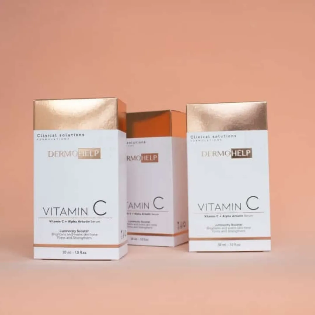 COMBO CIDO HIALURóNICO + VITAMINA C   DERMOHELP