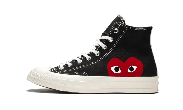 CONVERSE CHUCK TAYLOR ALLSTAR 70S HI COMME DES GARçONS PLAY BLACK