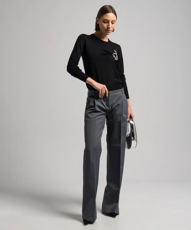 Coperni Gray pants in a pattern
