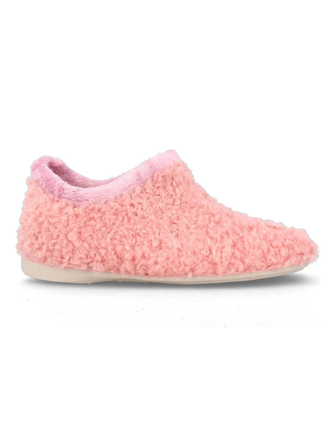 COSDAM  ZAPATILLA CASA CERRADA RIZO ROSA