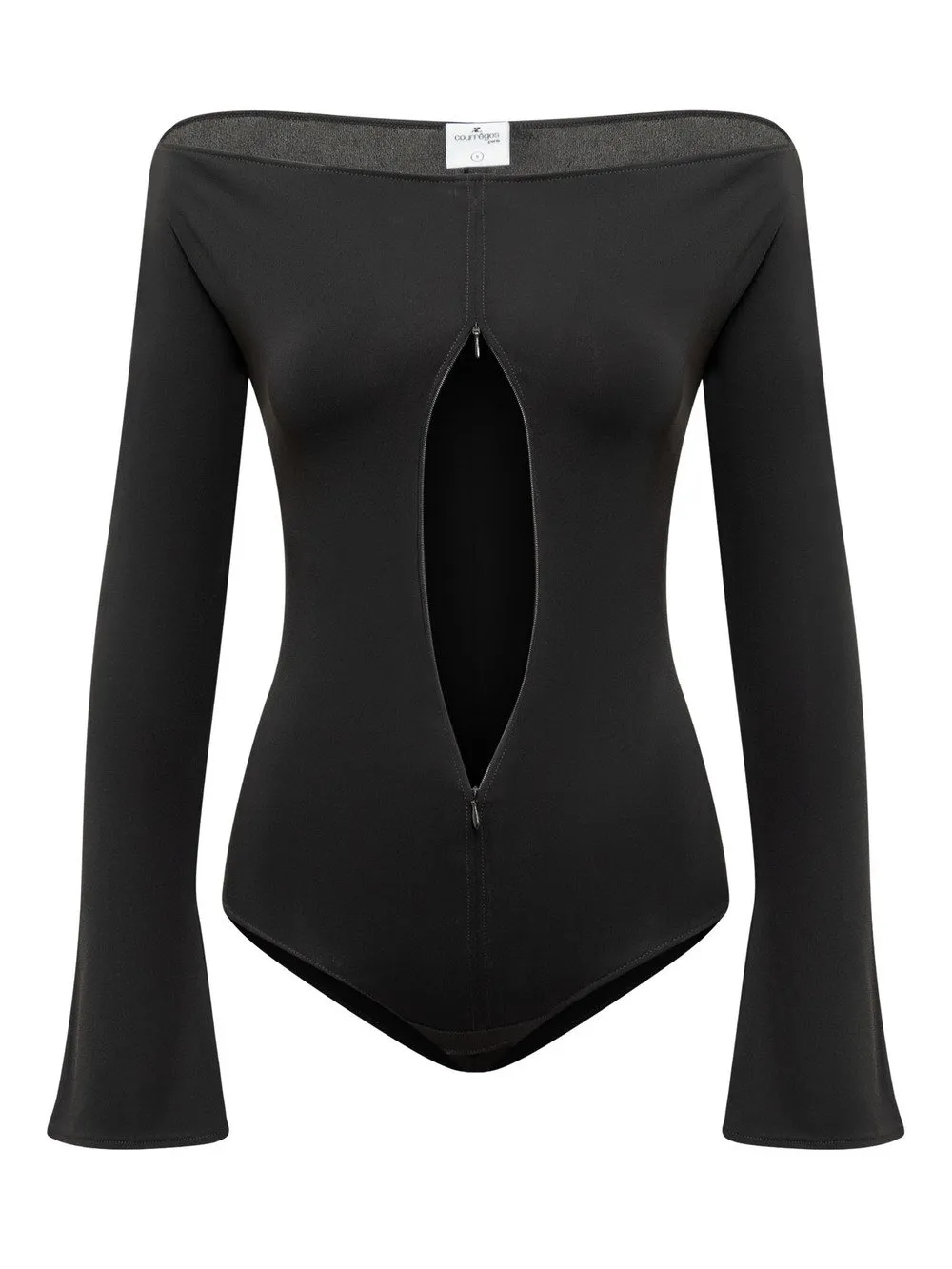 COURREGES Crepe Jersey Bodysuit