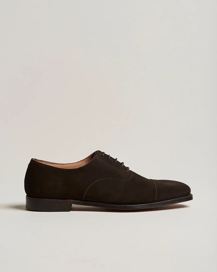 Crockett & Jones Hallam Oxford Espresso Suede