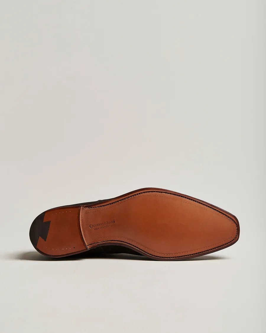 Crockett & Jones Hallam Oxford Espresso Suede
