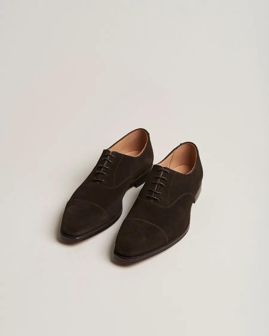 Crockett & Jones Hallam Oxford Espresso Suede