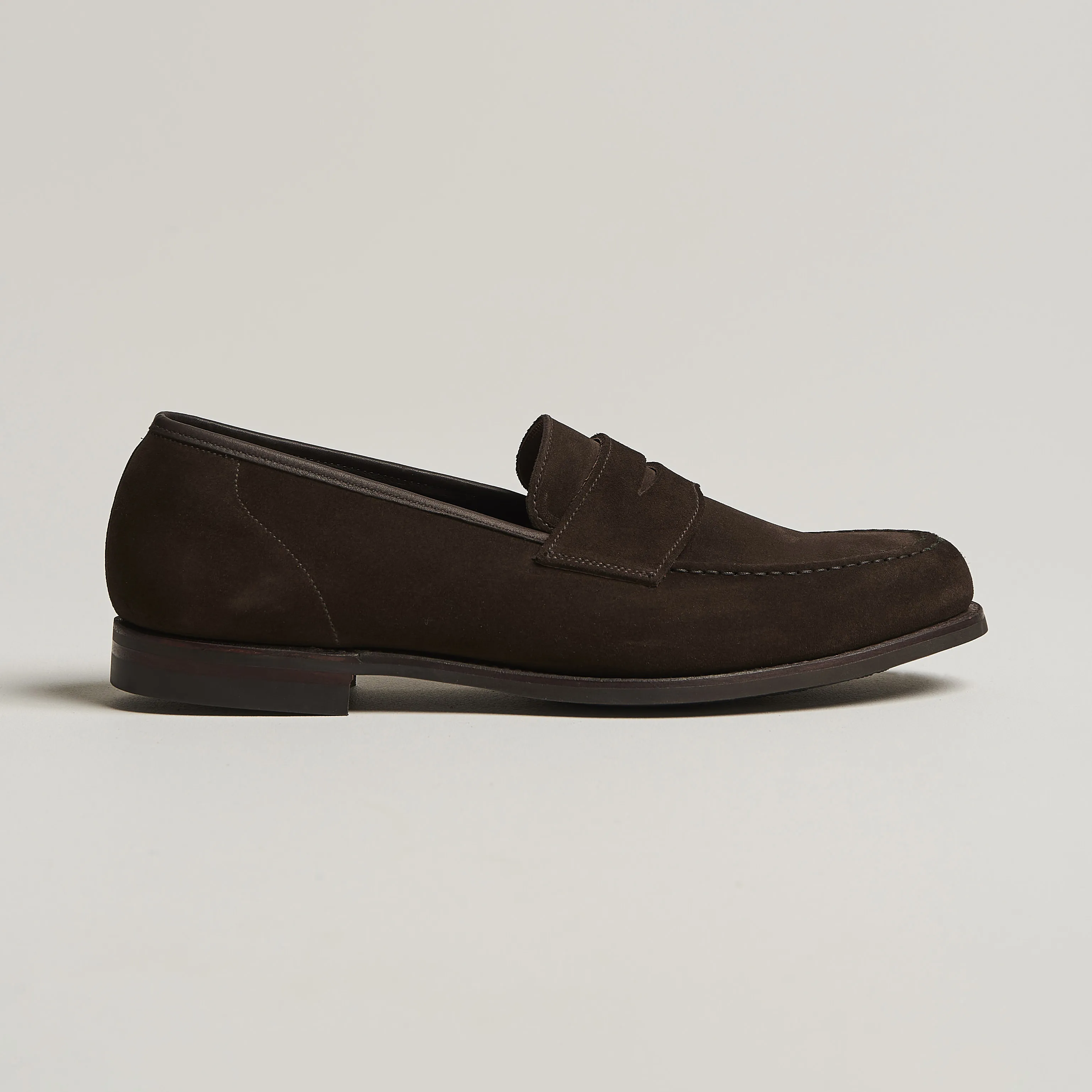 Crockett & Jones Harvard City Sole Dark Brown Suede
