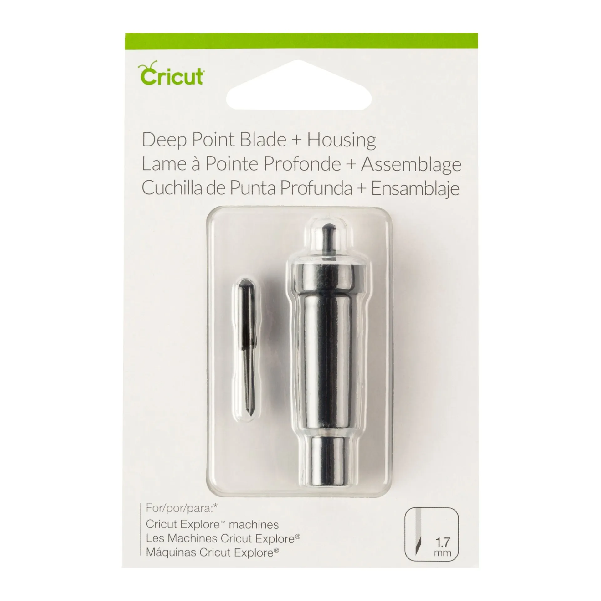 CUCHILLA Y CARCASA CRICUT PREMIUM DEEPPOINT