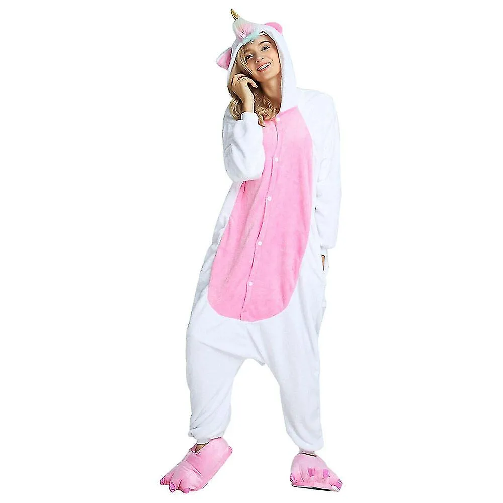 Cuerno de Oro Pegaso Disfraz Unicornio Pijama Onesie Kigurumi Mono