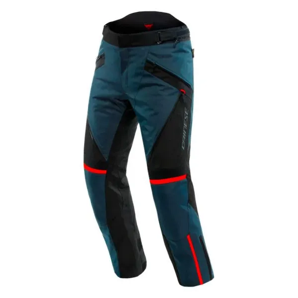 DAINESE TEMPEST 3 DDRY EBONY BLACK LAVA RED PANTS 
