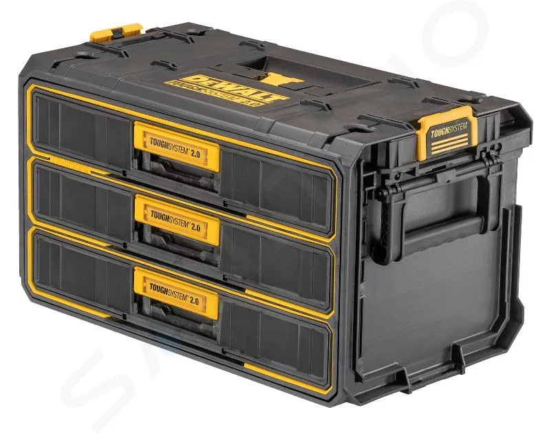 DEWALT ACCESORIOS  MALETíN DE HERRAMIENTAS TOUGH SYSTEM 2.0, 3 CAJONES DWST083301