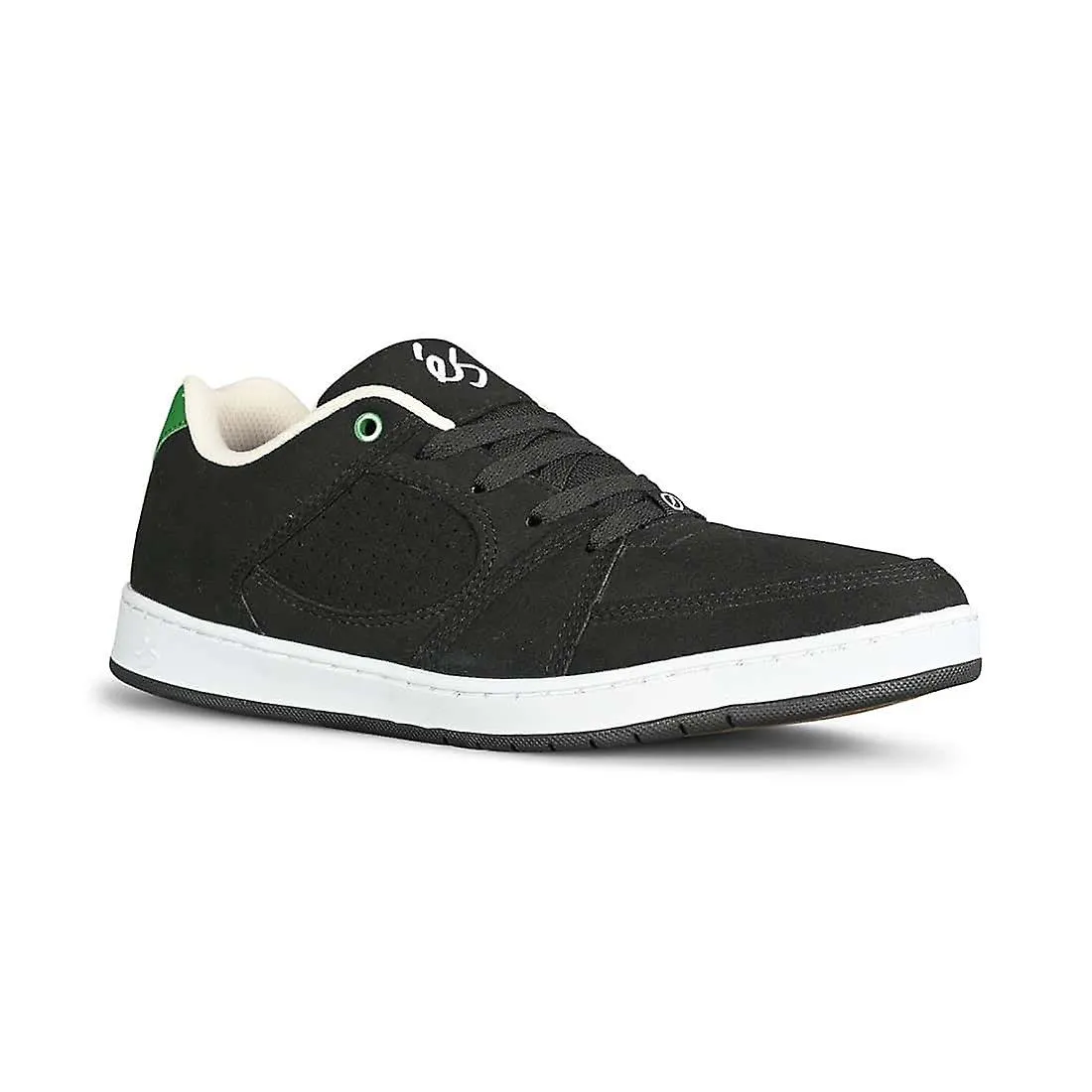 ES ACCEL SLIM SKATE SHOES  NEGRO/BLANCO/VERDE
