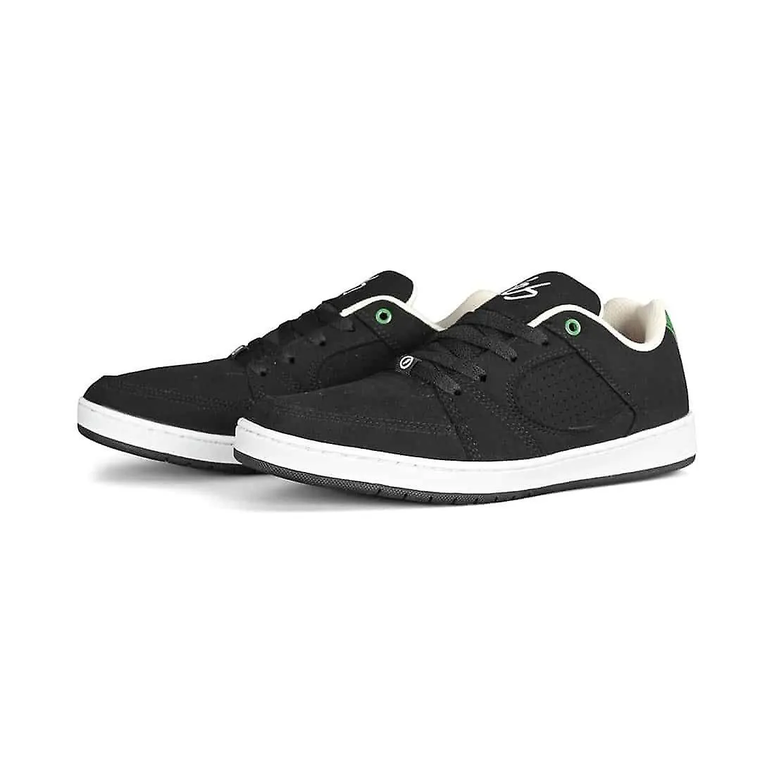 ES ACCEL SLIM SKATE SHOES  NEGRO/BLANCO/VERDE