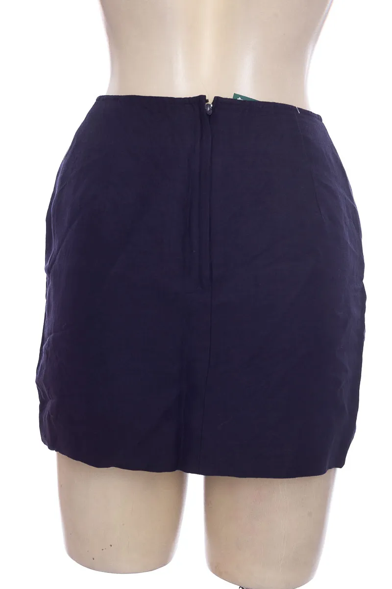 FALDA COLOR AZUL  ANN TAYLOR