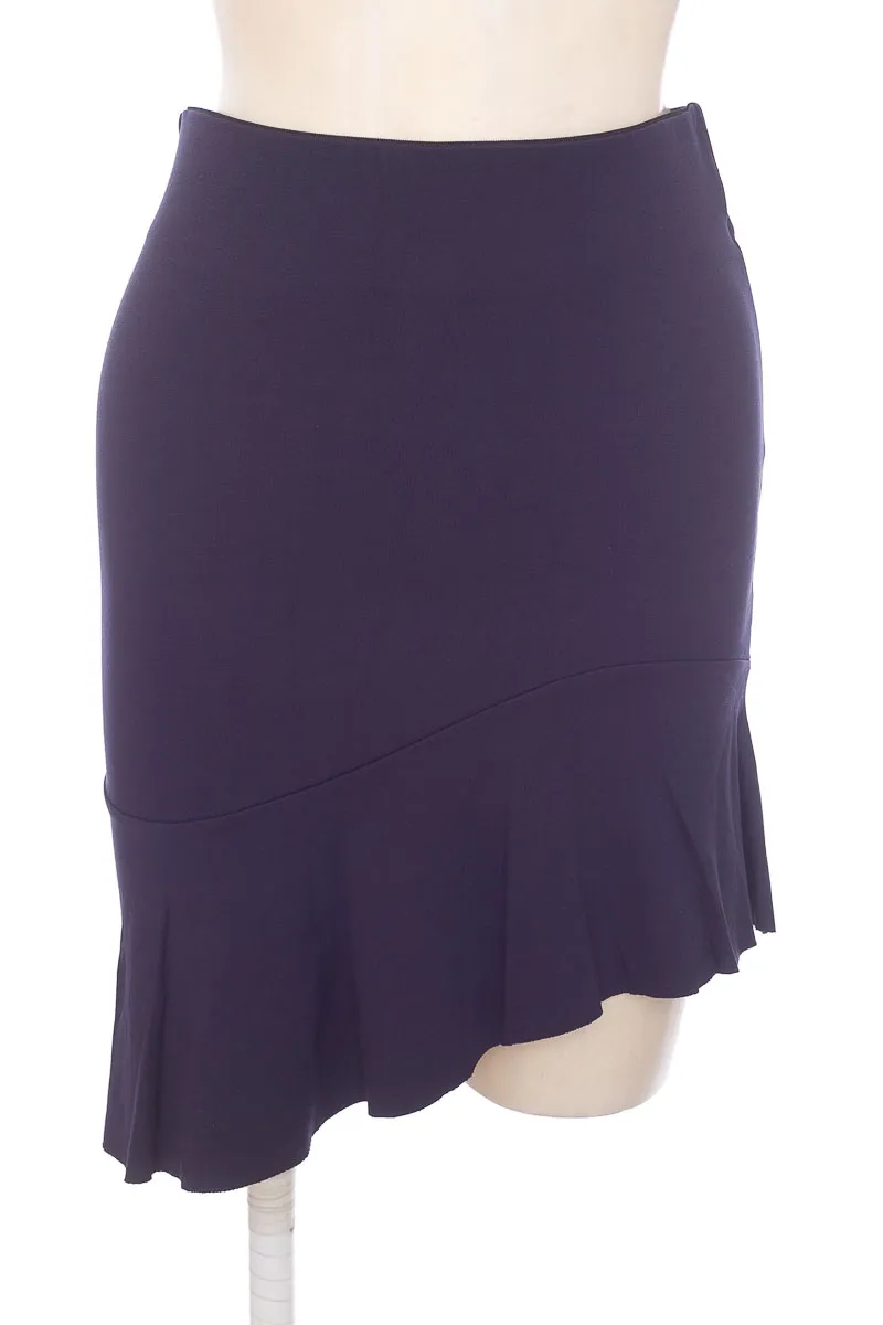 FALDA COLOR AZUL  ZARA