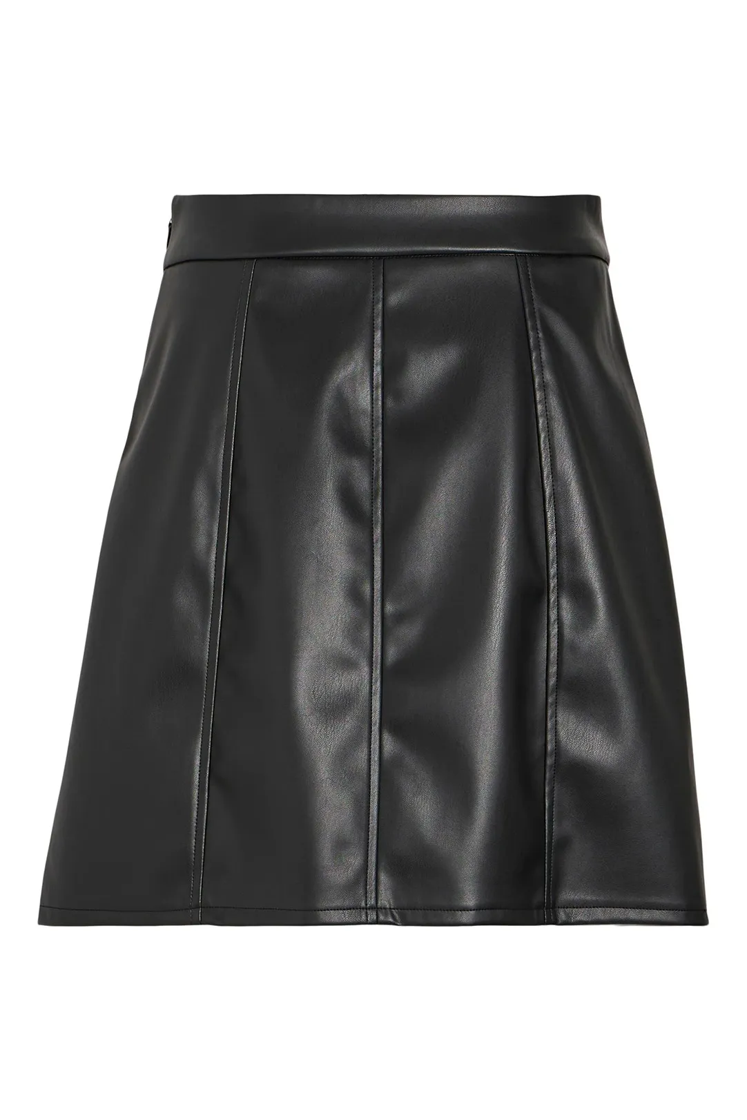 FALDA EFECTO PIEL CORTA VIDAGM NEGRO